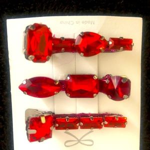 Rhinestones Hair Clips